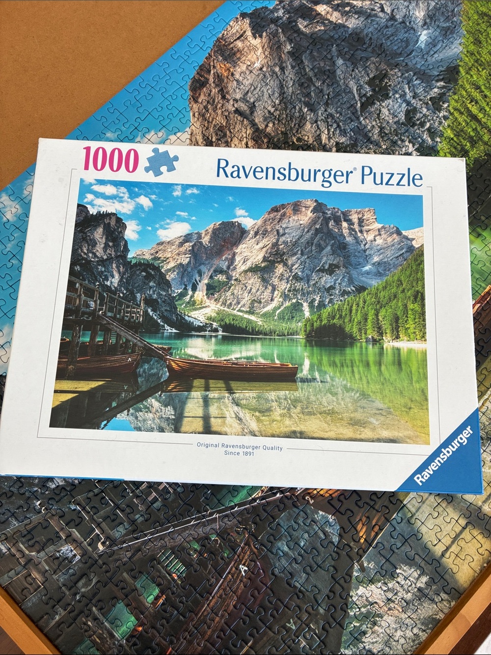 Ravensburger 1000-Piece Puzzle “Pragser Wildsee, Douth Tyrol, Italy”